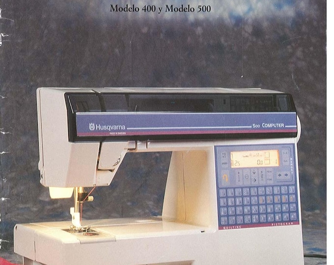 Husqvarna Viking 400-500 Computer User Manual - Instruction Manual -  English