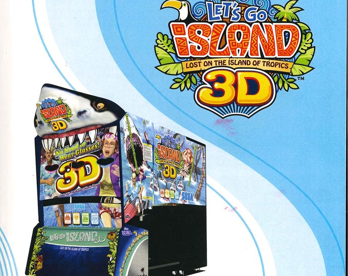 SEGA - LETS Go ISLAND 3D - Service Manual - Parts Manual - Owner manual -  Pdf Download
