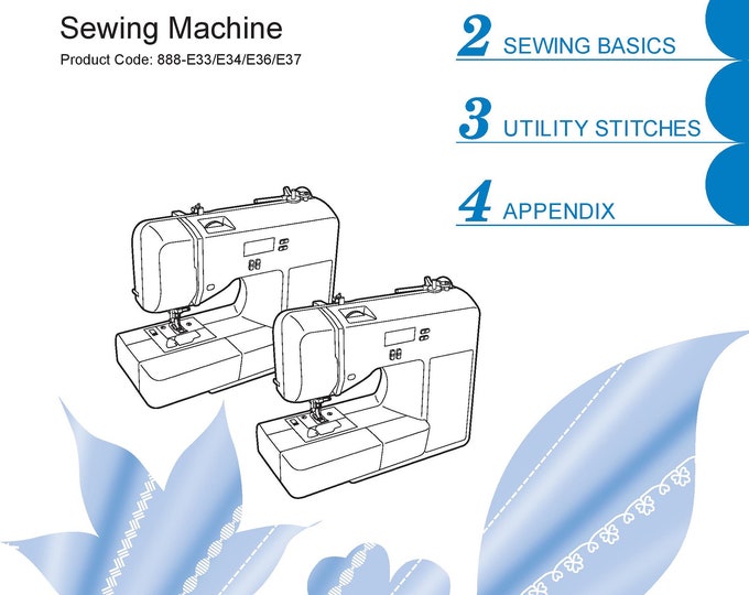 Brother XR9550 Sewing Machine Instruction Manual - User Manual - Complete User Guide