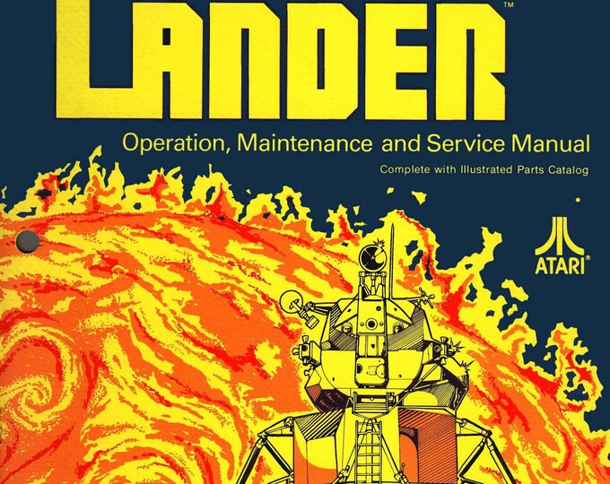 ATARI - LUNAR Lander - TM-136 - Service Manual - Parts Manual - Owner manual -  Pdf Download