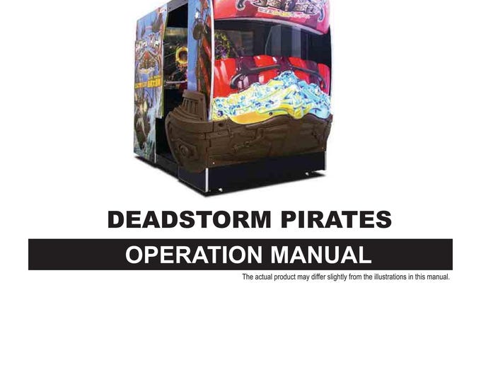 NAMCO - DEADSTORM PIRATES Dx- Service Manual - Parts Manual - Owner manual -  Pdf Download