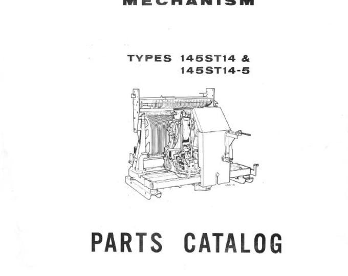 Seeburg - Mechanism - 145ST14 - 145ST14-5- Service Manual - Instruction Manual -  Wiring Diagram - Schematic - Operation Manual - Parts List