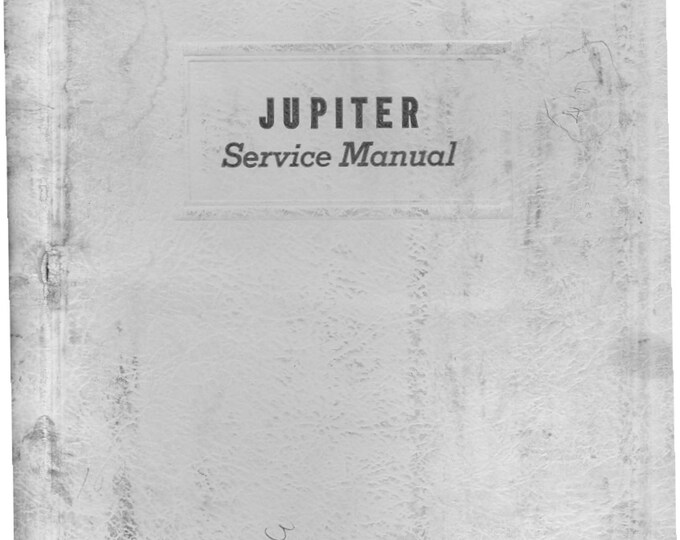 Jupiter E-80 -  E-100 - 120-C - Service Manual - Schematics - Technical Manual - Service Manual - User Manual - English