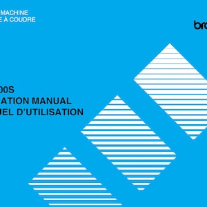 Brother PQ1500S Sewing Machine Instruction Manual - User Manual - Complete User Guide