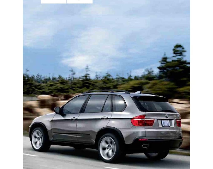 BMW X5 E70 - X6 E71 2007-2013 Owners Manual - English