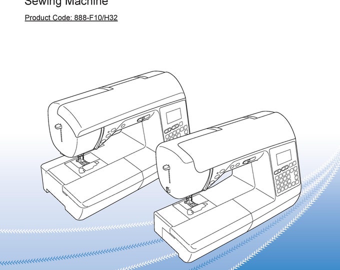 Brother NQ550PRW Sewing Machine Instruction Manual - User Manual - Complete User Guide