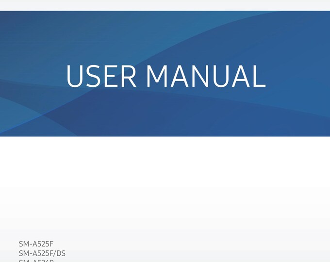 Samsung Galaxy A52s 5G Owners Manual - User Manual - Instruction Manual - English