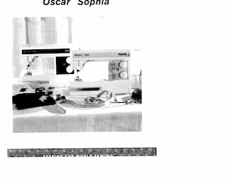 Husqvarna Viking Oscar - Sophie Sewing Machine Instruction Manual (English)