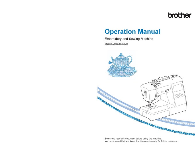 Brother LB5000 Sewing Machine Instruction Manual - User Manual - Complete User Guide