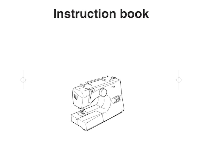 Janome 7312 Magnolia Sewing Machine Instruction Manual - User Manual - Complete User Guide