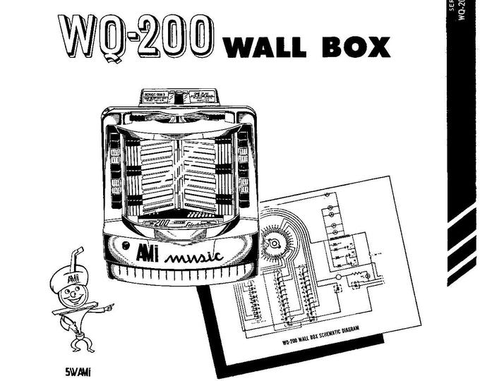 ROWE - WQ-200 Wall Box - Schematic - Service Manual - User Manual - Parts List - English