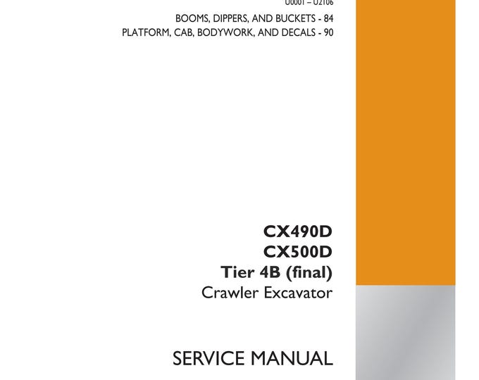 Case CX490D CX500D Tier 4B -Electrical systems - 55-FAULT CODES - DTC-Repair Manual- Shop Manual - Service Manual-(Pdf Download)