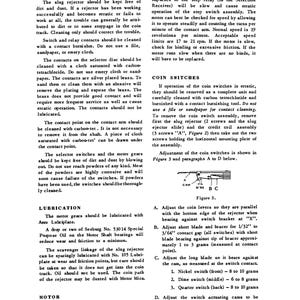 Seeburg Jukebox Servicemanual: Kopplingsschema, Dellista bild 4