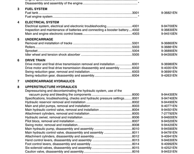 Case CX800 Tier 3 Crawler Excavators - Repair Manual - Service Manual (Pdf Download)