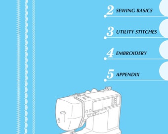 Brother SB7500 Sewing Machine Instruction Manual - User Manual - Complete User Guide