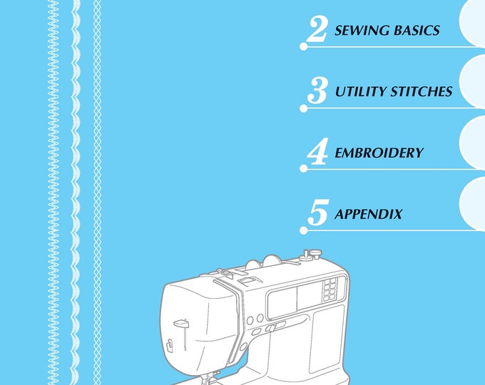 Brother SB7500 Sewing Machine Instruction Manual - User Manual - Complete User Guide