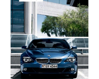 BMW 6 Series E63 - E64 650i 2003-2010 Owners Manual - English