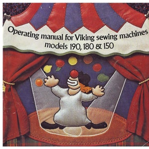 Husqvarna Viking 150-180-190 Sewing Machine Instruction Manual - User Manual - Complete User Guide - English