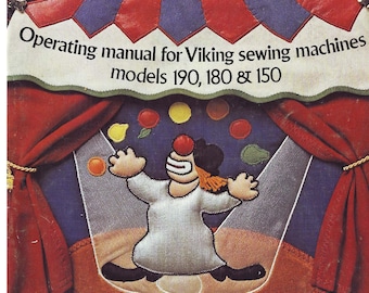 Husqvarna Viking 150-180-190 Sewing Machine Instruction Manual - User Manual - Complete User Guide - English