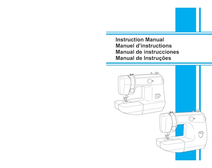 Brother LS2125i Sewing Machine Instruction Manual - User Manual - Complete User Guide