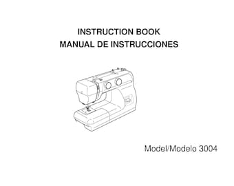 Elna 3004 Sewing Machine Instruction Manual - User Manual - Complete User Guide