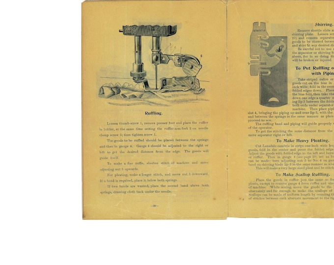 White-Sewing-Machine-Manual-Book-6- Service Manual - Instruction Manual - Wiring Diagram - Schematic - Operation Manual - Parts List