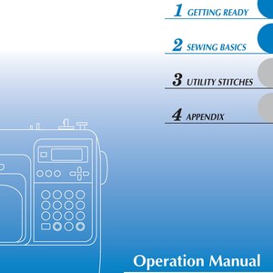 Brother NS85E Sewing Machine Instruction Manual - User Manual - Complete User Guide