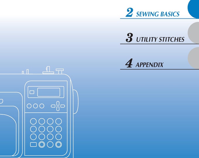 Brother NS85E Sewing Machine Instruction Manual - User Manual - Complete User Guide