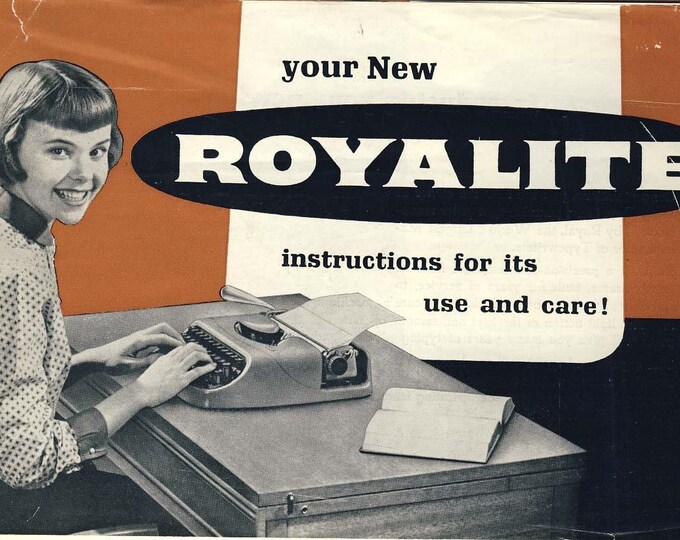 Royalite Typewriter Instruction Manual - User Manual - Complete User Guide