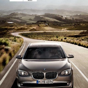 BMW 7 Series F01-F02 740i-740Li-750i-750Li-760Li-750i xDrive-750Li xDrive 2008-2015 Owners Manual - English