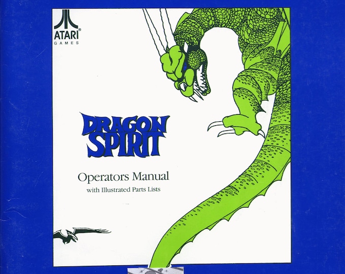 ATARI GAMES - Dragon Spirit - TM-310 - Service Manual - Parts Manual - Owner manual -  Pdf Download