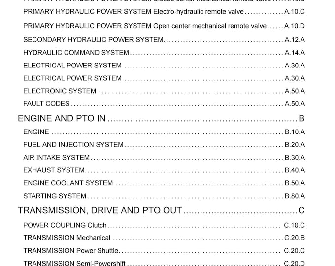 Case Hydraulic - Shop Manual - Workshop Manual - Service Manual - (Pdf Download)