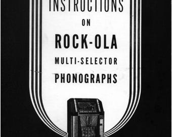 Rock-Ola Monarch Windsor Service Manual: Wiring Diagram & Parts