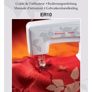 Husqvarna Viking ER10 Sewing Machine User Manual (English)