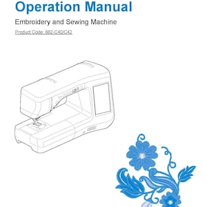 Brother Dream Weaver XE VM200D Nähmaschine Bedienungsanleitung - Handbuch - Vollständiges Handbuch