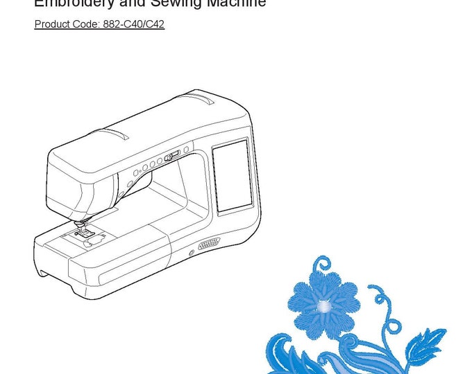 Brother Dream Weaver XE VM200D Sewing Machine Instruction Manual - User Manual - Complete User Guide