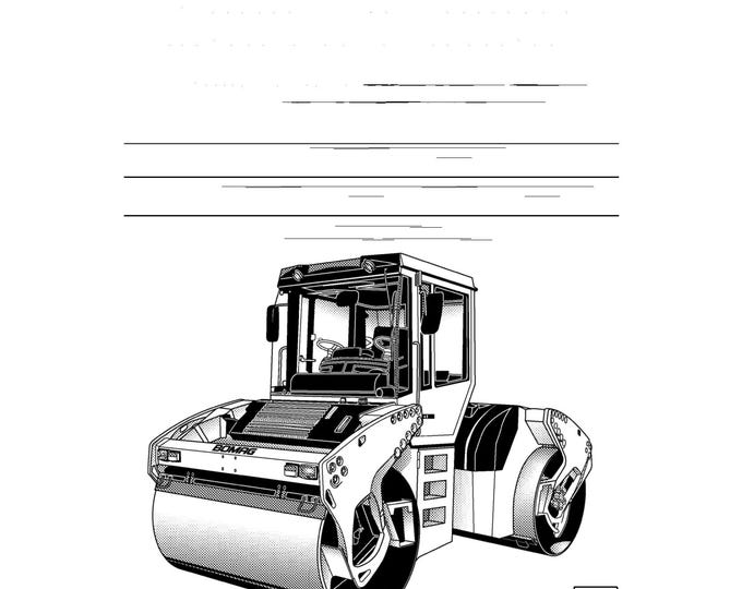 Bomag BW 190 AD-4 Operating & Maintenance Instructions 00804897 11.2008 - Russian (Pdf Download)