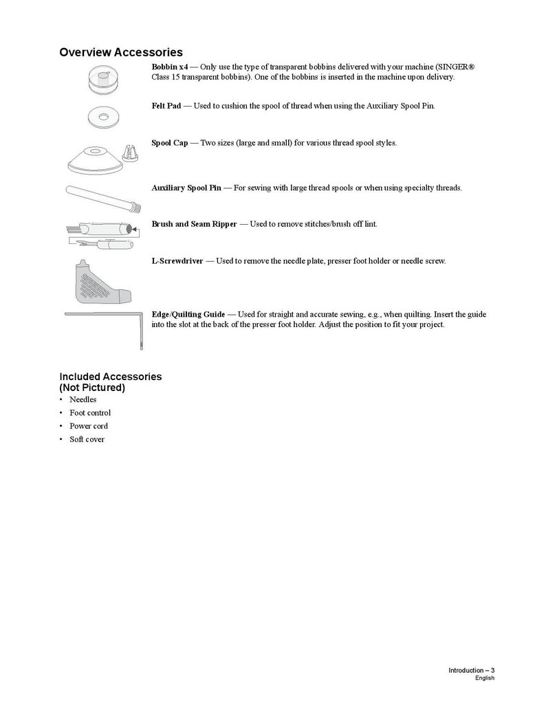 Singer HD 6700C HD 6705 C Sewing Machine Instruction Manual User Manual