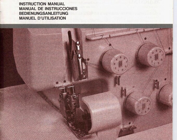 Juki MO644 644D Sewing Machine Instruction Manual - User Manual - Complete User Guide