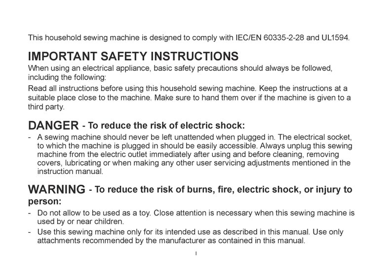 Singer MX231 Sewing Machine Instruction Manual User Manual Complete