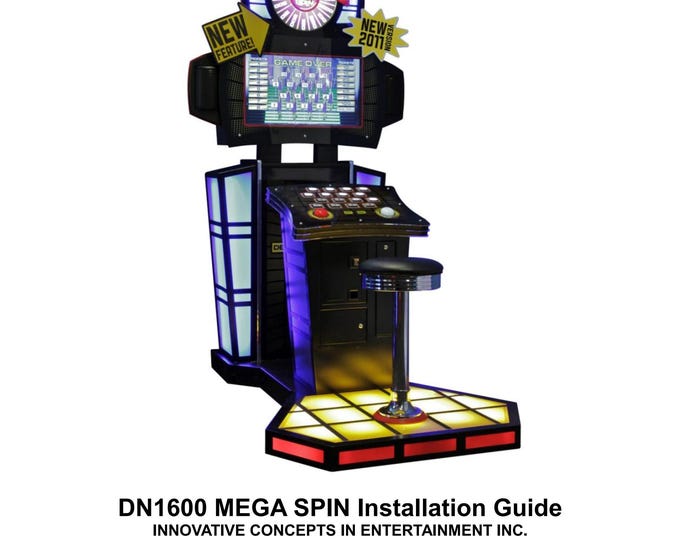 DEAL Or NO DEAL - DN1600 Mega Spin - Service Manual - Parts Manual - Owner manual -  Pdf Download