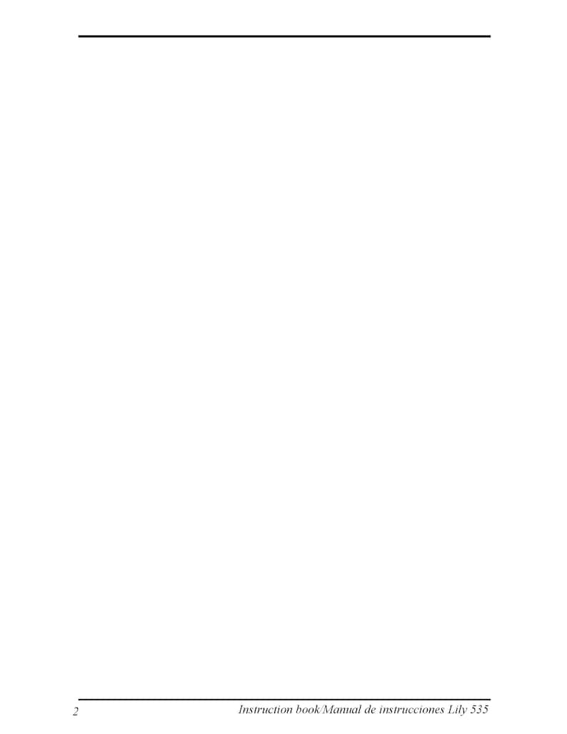 Husqvarna Viking Lily 535 Sewing Machine Instruction Manual User Manual Complete User Guide