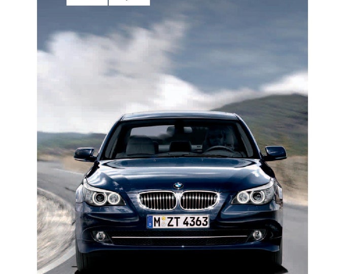 BMW 5 Series E60 528i-535i-550i-528xi-535xi 2003-2010 Owners Manual - English