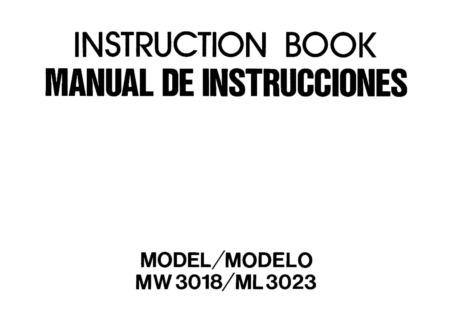 Janome MW3018 ML3023 Sewing Machine Instruction Manual - Etsy