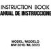 Janome MW3018 ML3023 Sewing Machine Instruction Manual - Etsy