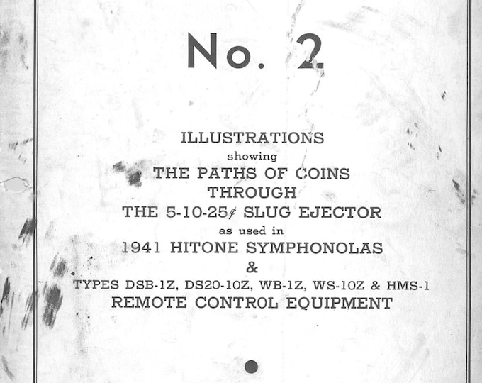 seeburg - DSB-1Z - DS10-10Z - WB-1Z - Ws-10Z - HMS-1 - Hitone Symphonolas - Service Manual - Instruction Manual - Wiring Diagram - Schematic