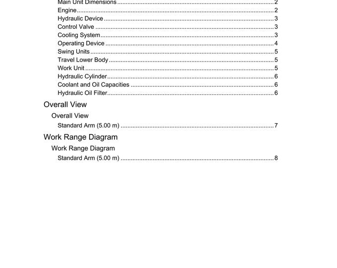 Linkbelt - Excavator 240 X2 MH - Shop Manual - Workshop Manual - Service Manual - English