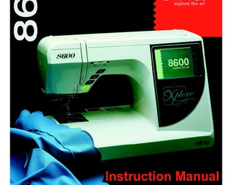 Elna 8600 Sewing Machine Instruction Manual - User Manual - Complete User Guide