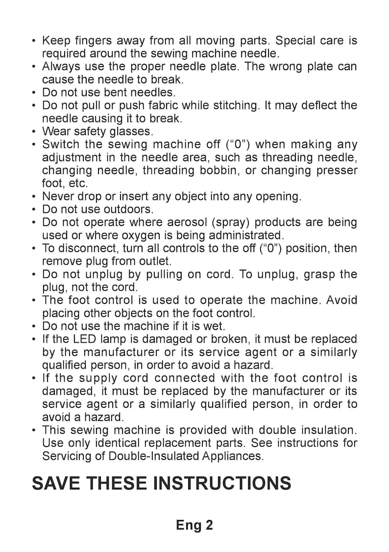 Singer C5200 Sewing Machine Instruction Manual User Manual Complete