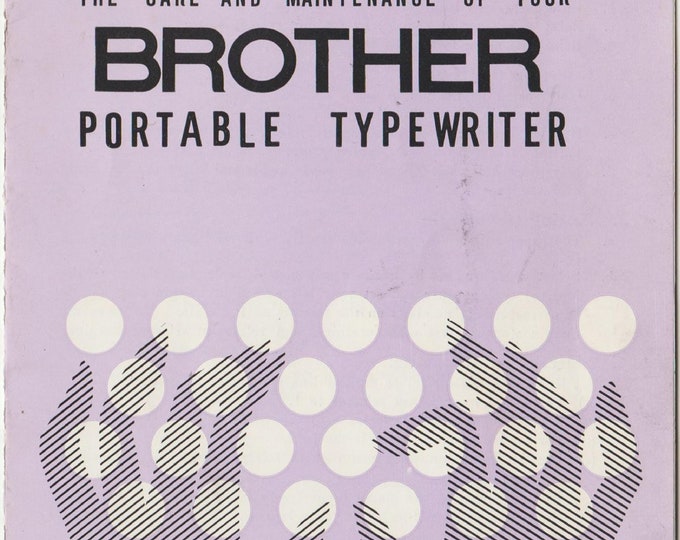 Brother Portable Typewriter Instruction Manual - User Manual - Complete User Guide